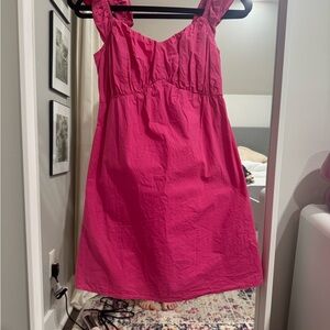 Chic Fuchsia Mini Dress
